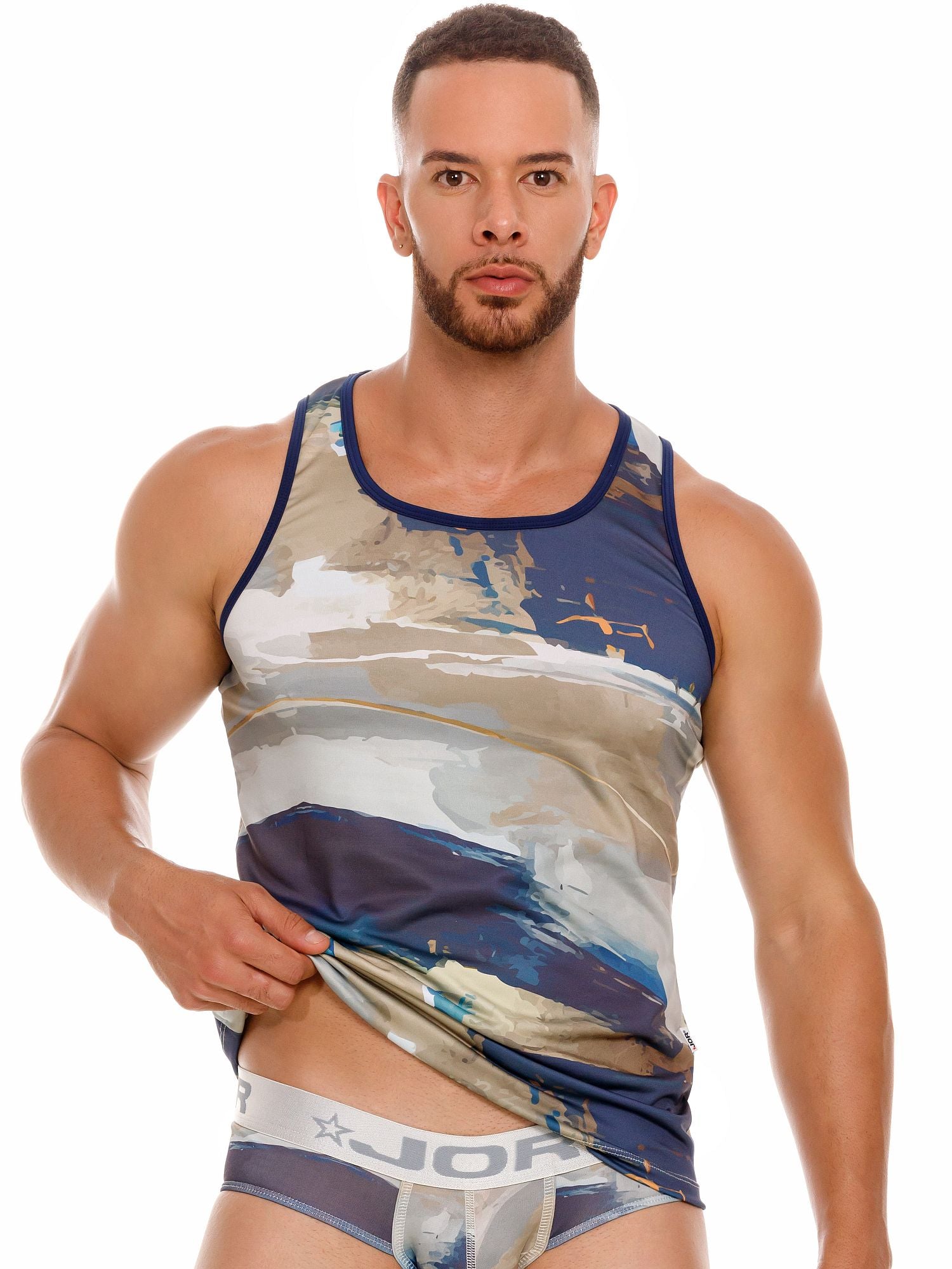JOR 2091 IRISH TANK - Top bedruckt Jor Kleidung & Accessoires:Herren:Herrenmode:Shirts & Hemden:T-Shirts nudosz.myshopify.com