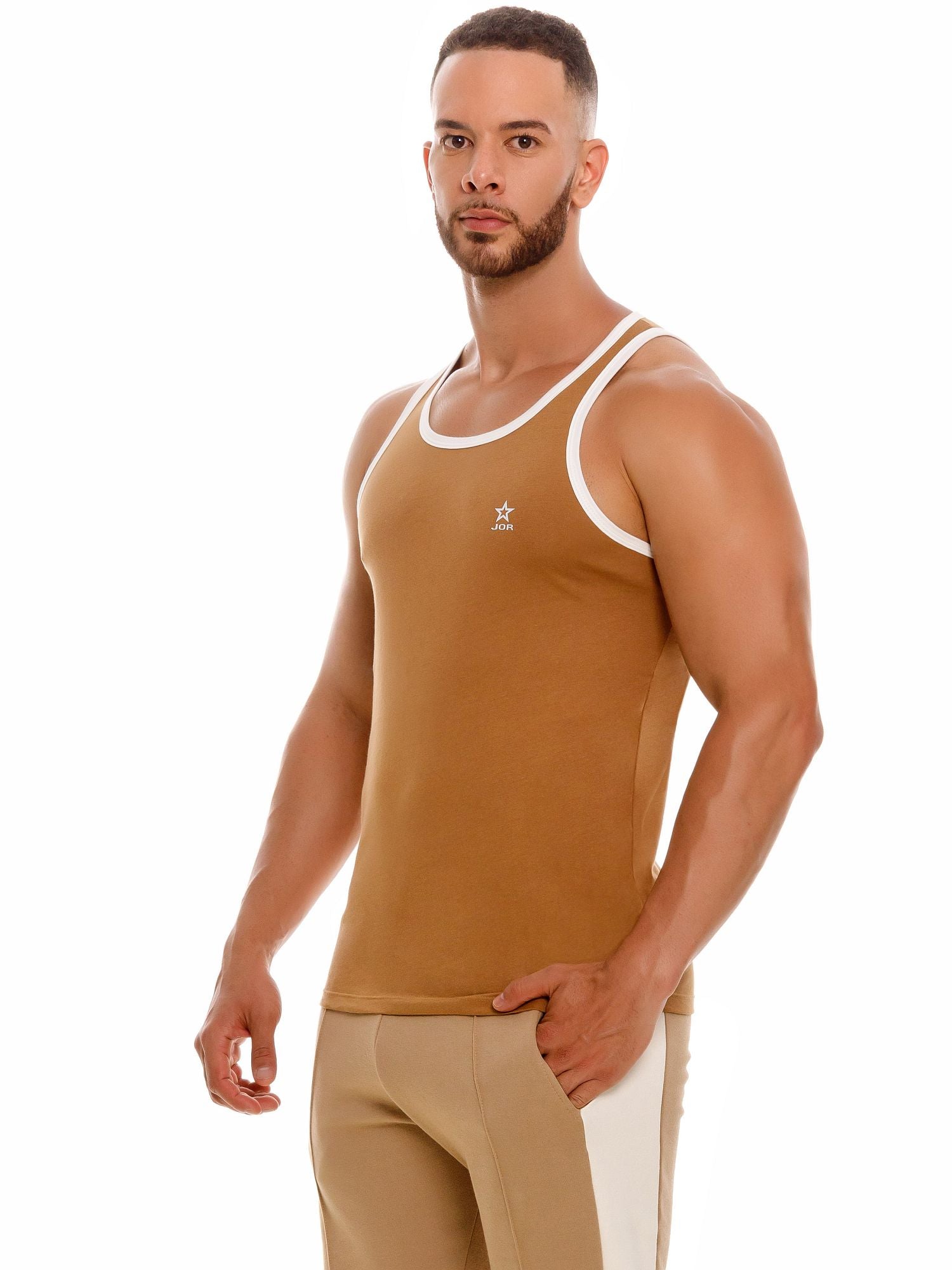 JOR 2138 VARSITY Tank Top Trainingsshirt Jor Kleidung & Accessoires:Herrenmode:Fitnessmode:Sporttops nudosz.myshopify.com