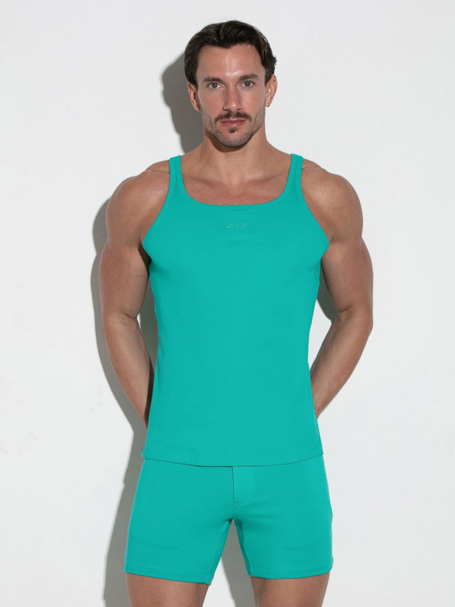 CODE 22 Essential Rib Tank Top, 3302 Code 22 Kleidung & Accessoires:Herren:Herrenmode:Fitnessmode:Sporttops nudosz.myshopify.com