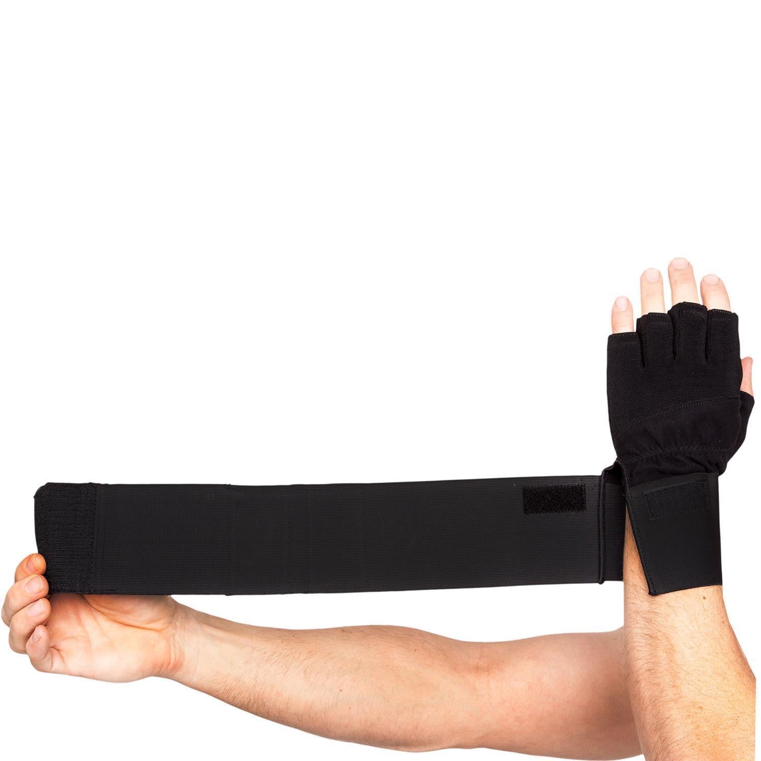 Bodybuilding Handschuh mit Handgelenkbandage F13-1 - C.P.Sports