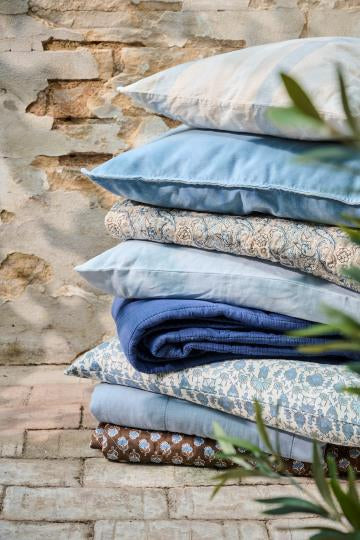 Dekokissen Velours cornflower 52x52cm