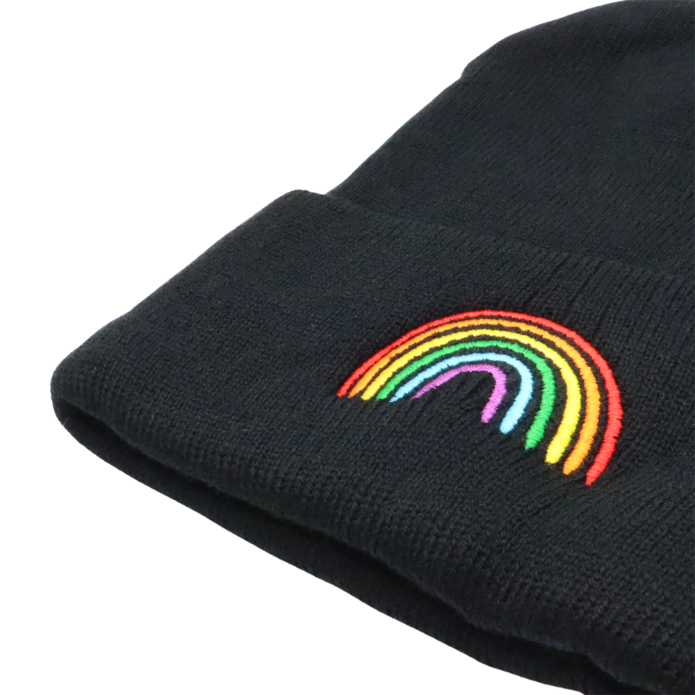 Rainbow-Mütze (Schwarz)