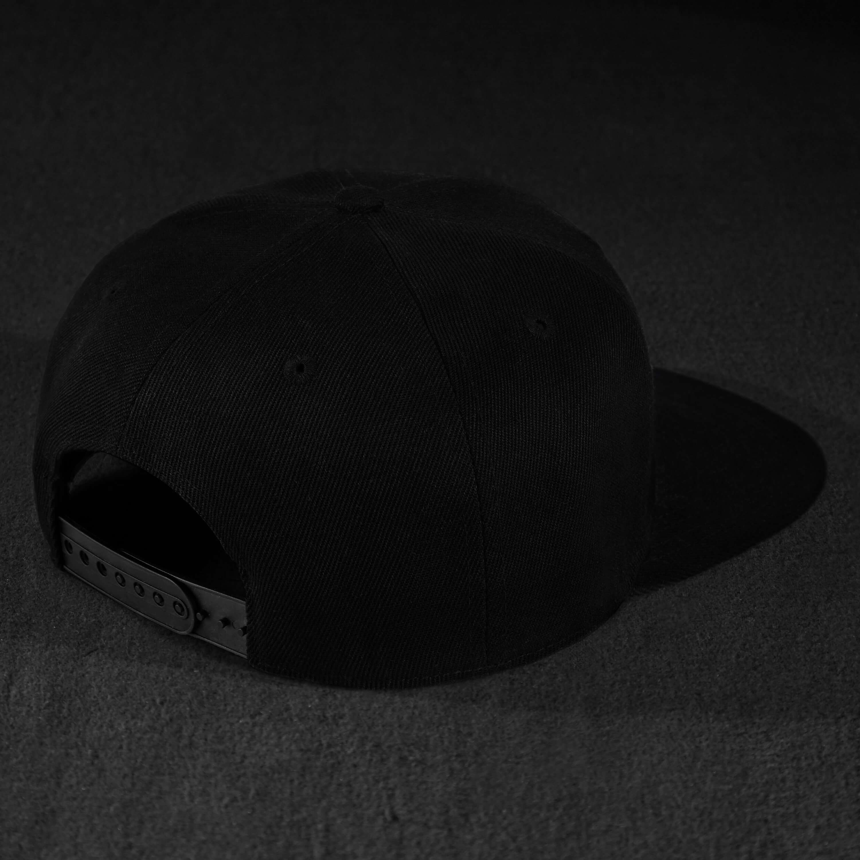 Snapback Cap - Black & Orange