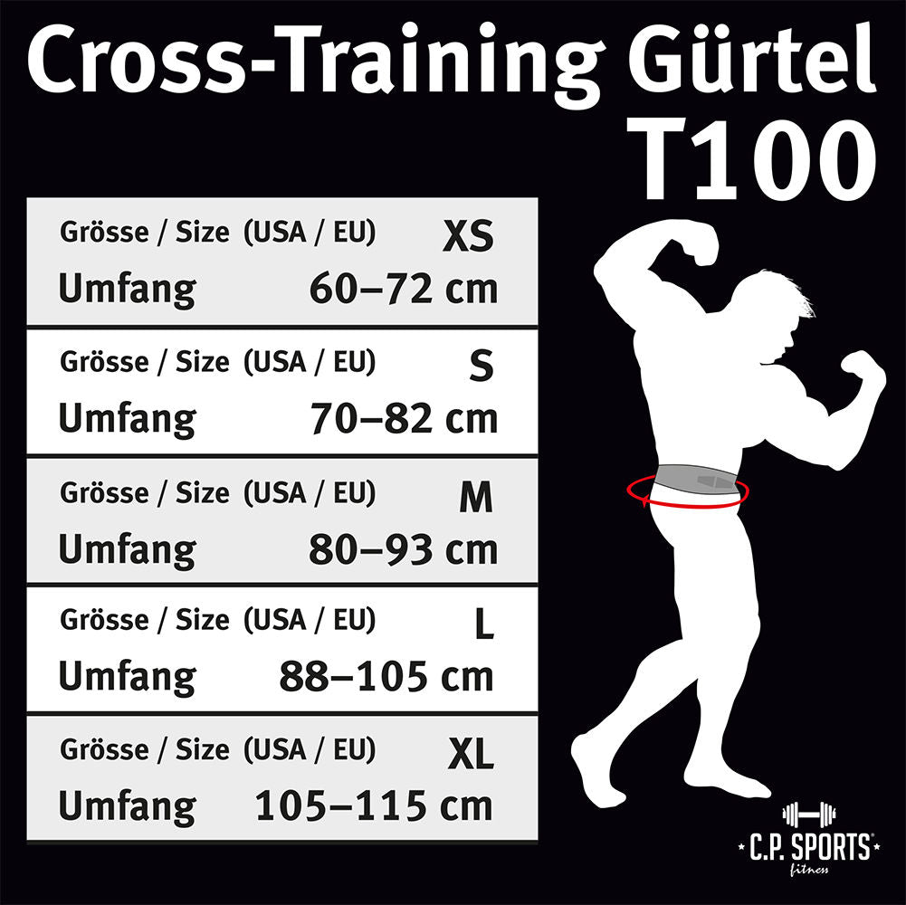 Gewichthebegürtel / Cross-Training - C.P. Sports - XS bis XL - T100