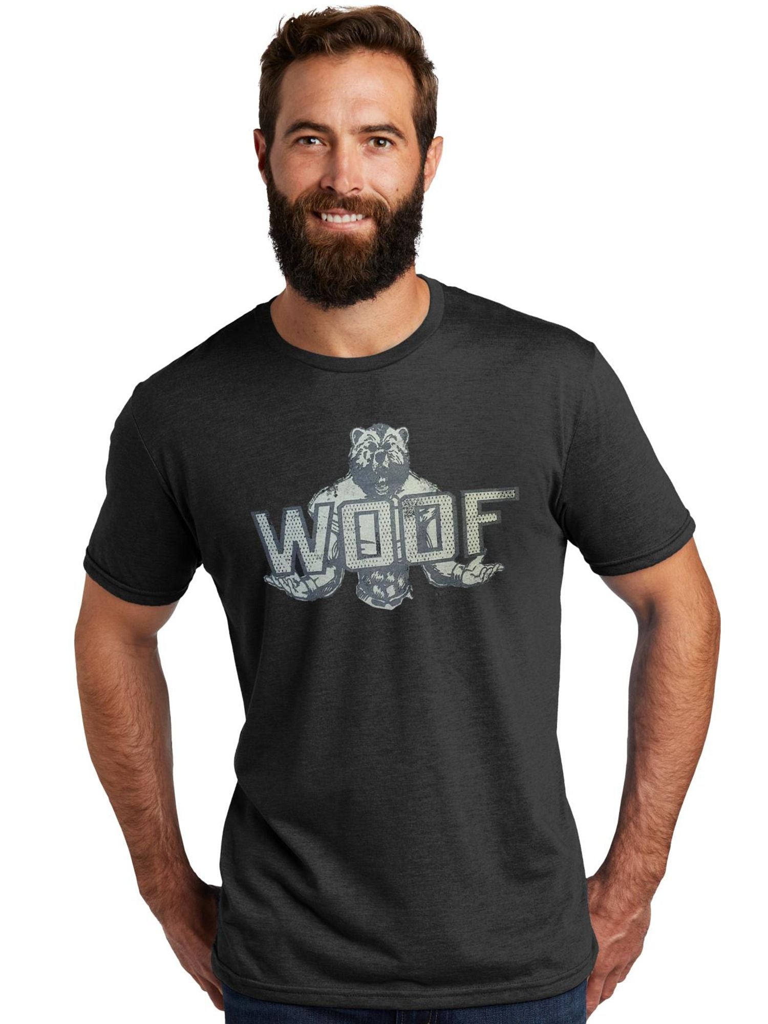 ajaxx63 WOOF BEAR, T-Shirt print - noodosz ajaxx63 WOOF BEAR, T-Shirt print ajaxx63 Kleidung & Accessoires:Herren:Herrenmode:Shirts & Hemden:T-Shirts nudosz.myshopify.com
