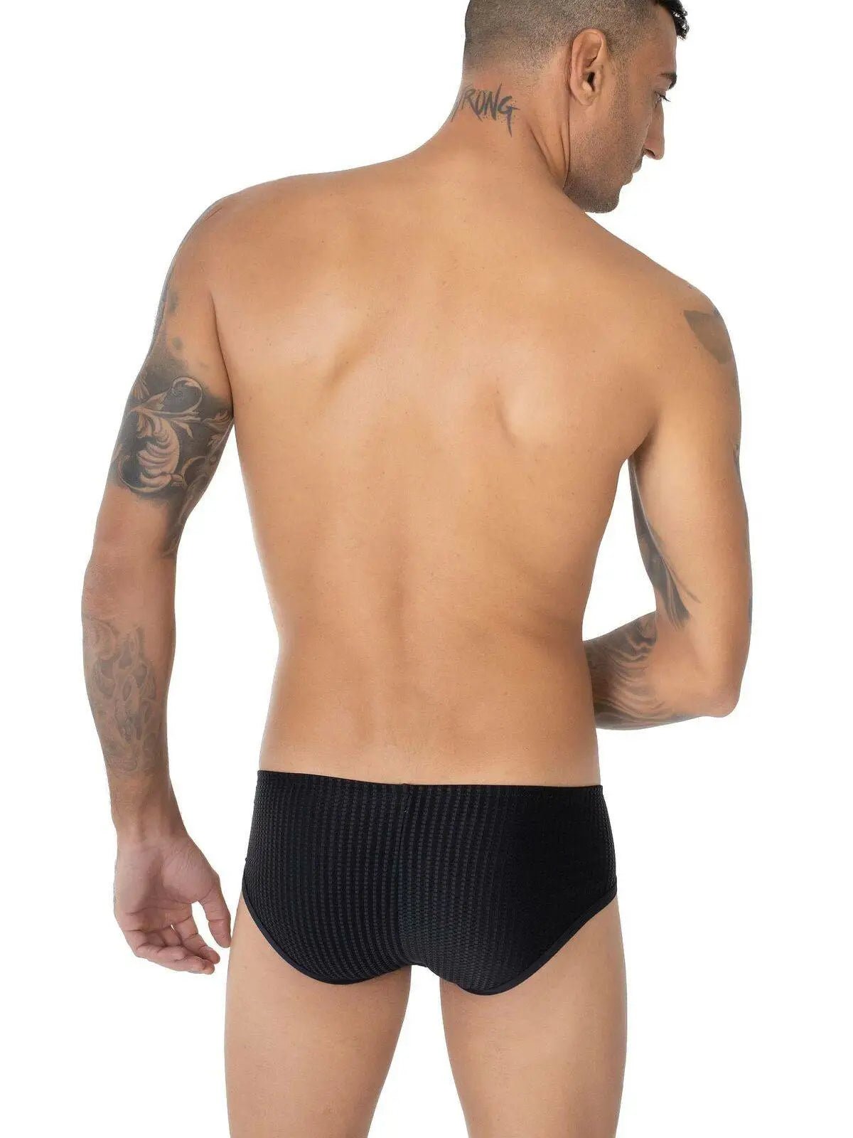 EROS VENEZIANI 7399 Nadelstreifen Push-Up Slip Unterhose Hipster Brief Underwear - noodosz