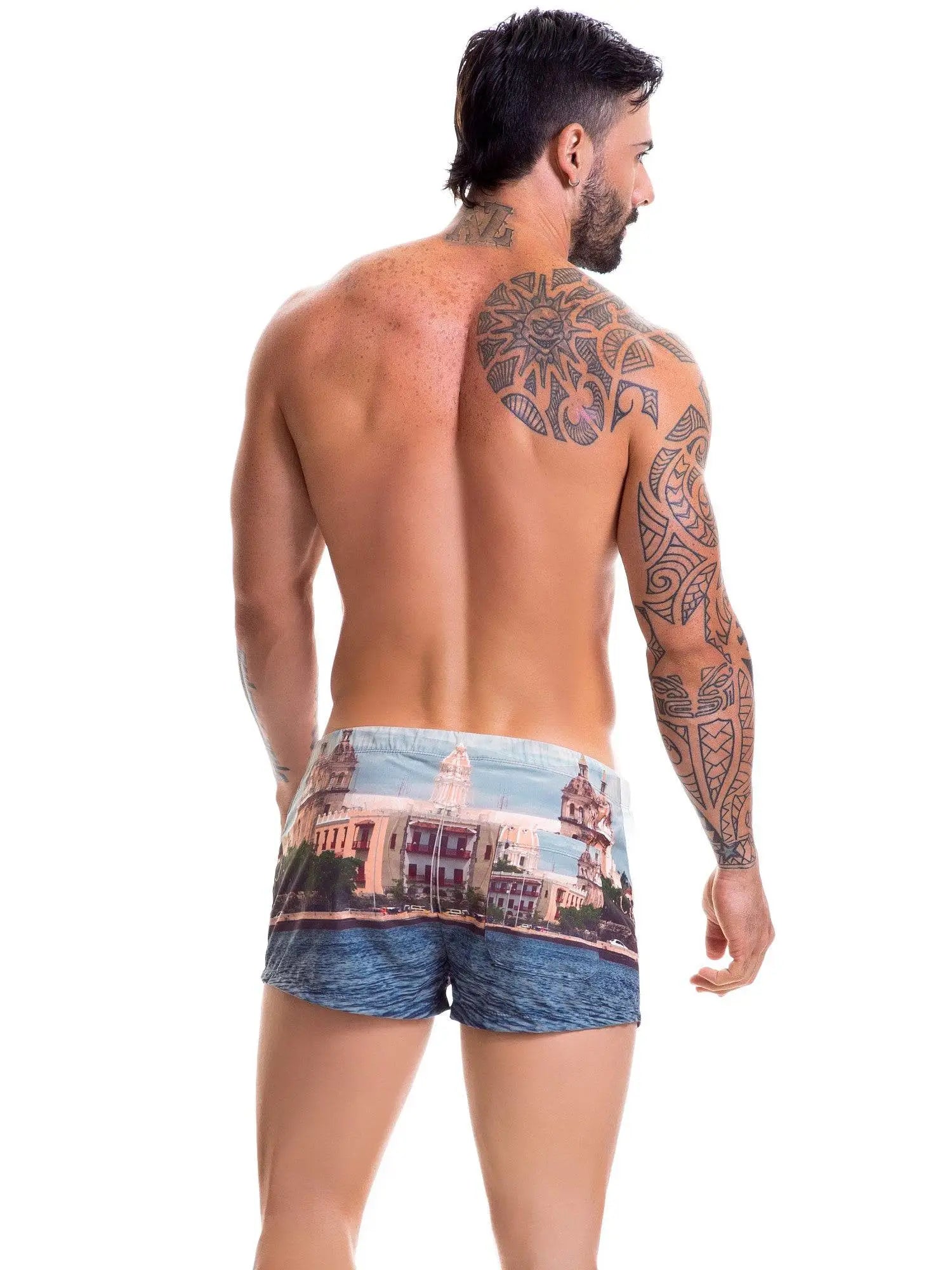 JOR 0432 CARTAGENA Badeshorts Badehose kurze Schwimmshorts Surfershort - noodosz