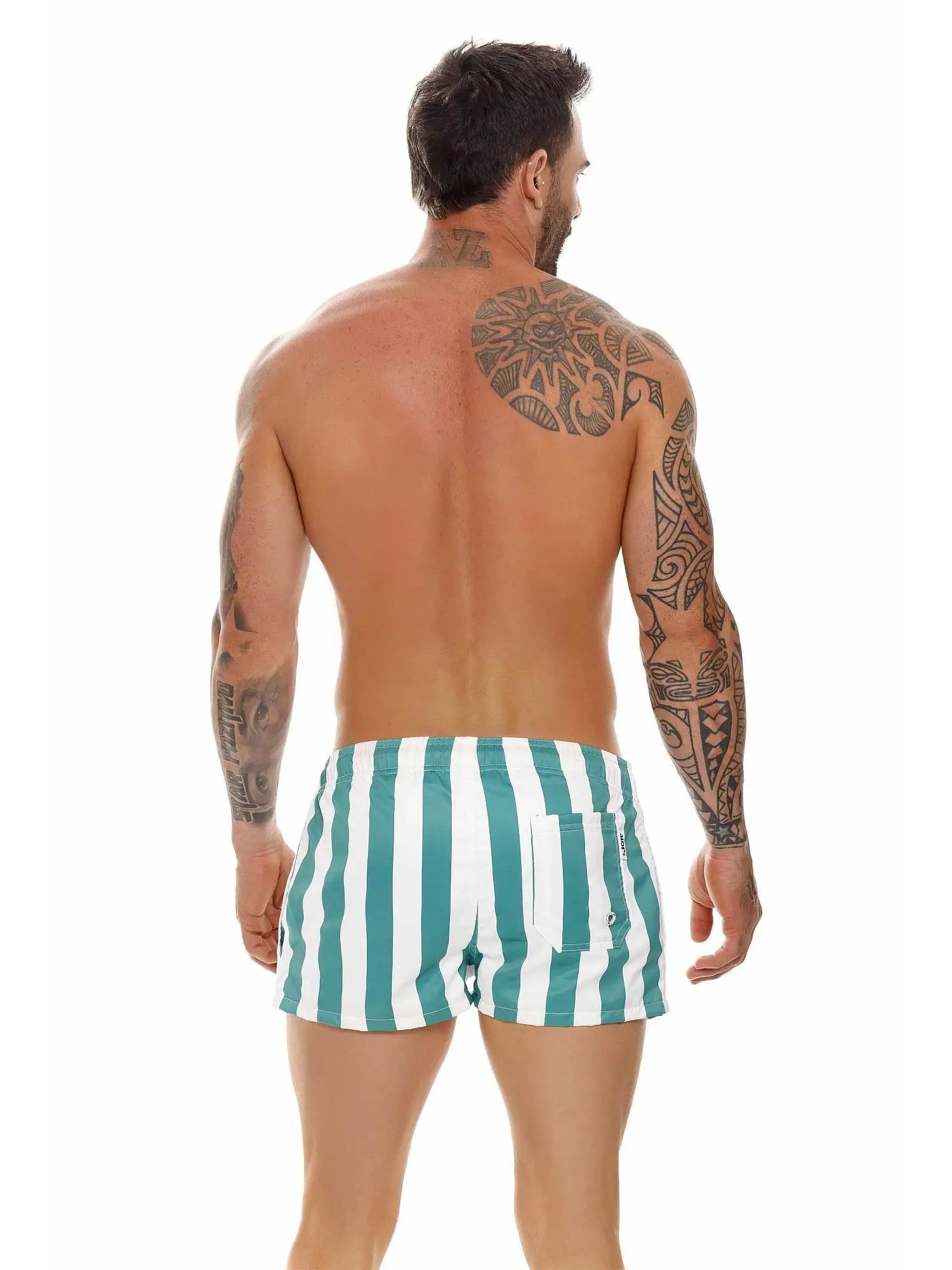JOR 1686 SMILE MINI Badeshorts Streifen - noodosz JOR 1686 SMILE MINI Badeshorts Streifen Jor Kleidung & Accessoires:Herren:Herrenmode:Bademode nudosz.myshopify.com