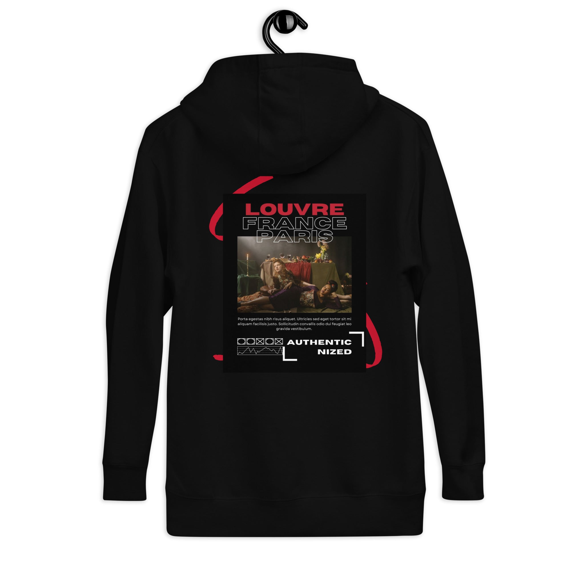 Louvre Paris Art Kapuzenpullover