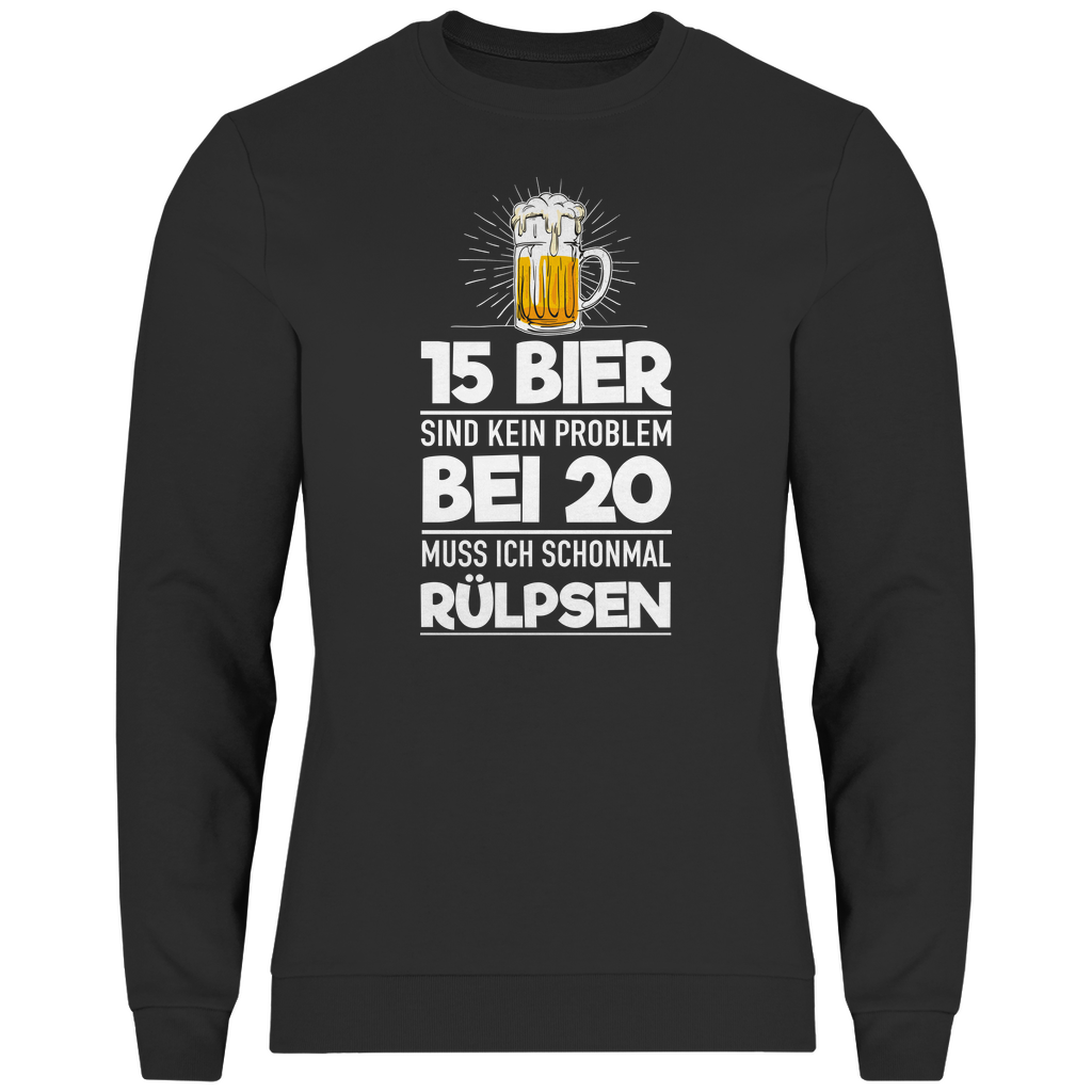 Herren Sweatshirt Rülpsen