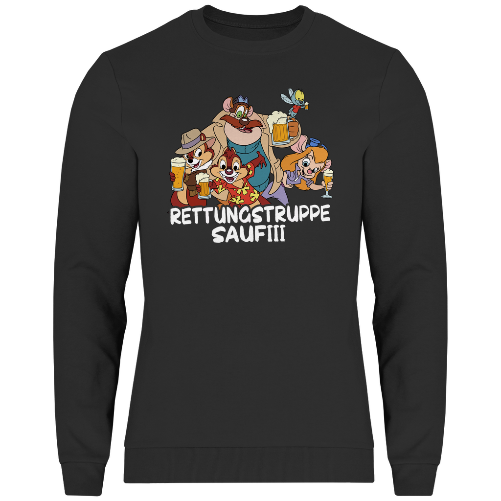 Herren Sweatshirt Rettungstruppe