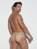 Man showcasing the Code 22 CORE Microfiber Thong 2155, featuring a slim fit and breathable fabric. Code 22 CORE Microfiber Thong 2155, G-String Code 22 Kleidung & Accessoires:Herren:Herrenmode:Unterwäsche nudosz.myshopify.com