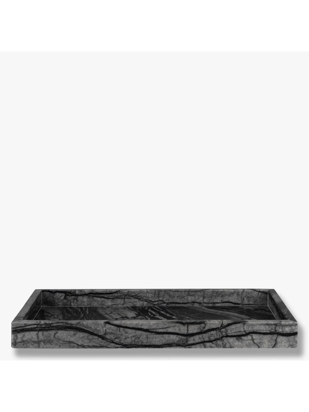 Tablett MARBLE schwarz/grau