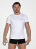 CODE 22 Essential Kurzarm T-Shirt in white, showcasing slim fit design and embroidered logo on chest. CODE 22 Essential Kurzarm T-Shirt 3336 Code 22 Kleidung & Accessoires:Herren:Herrenmode:Shirts & Hemden:T-Shirts nudosz.myshopify.com