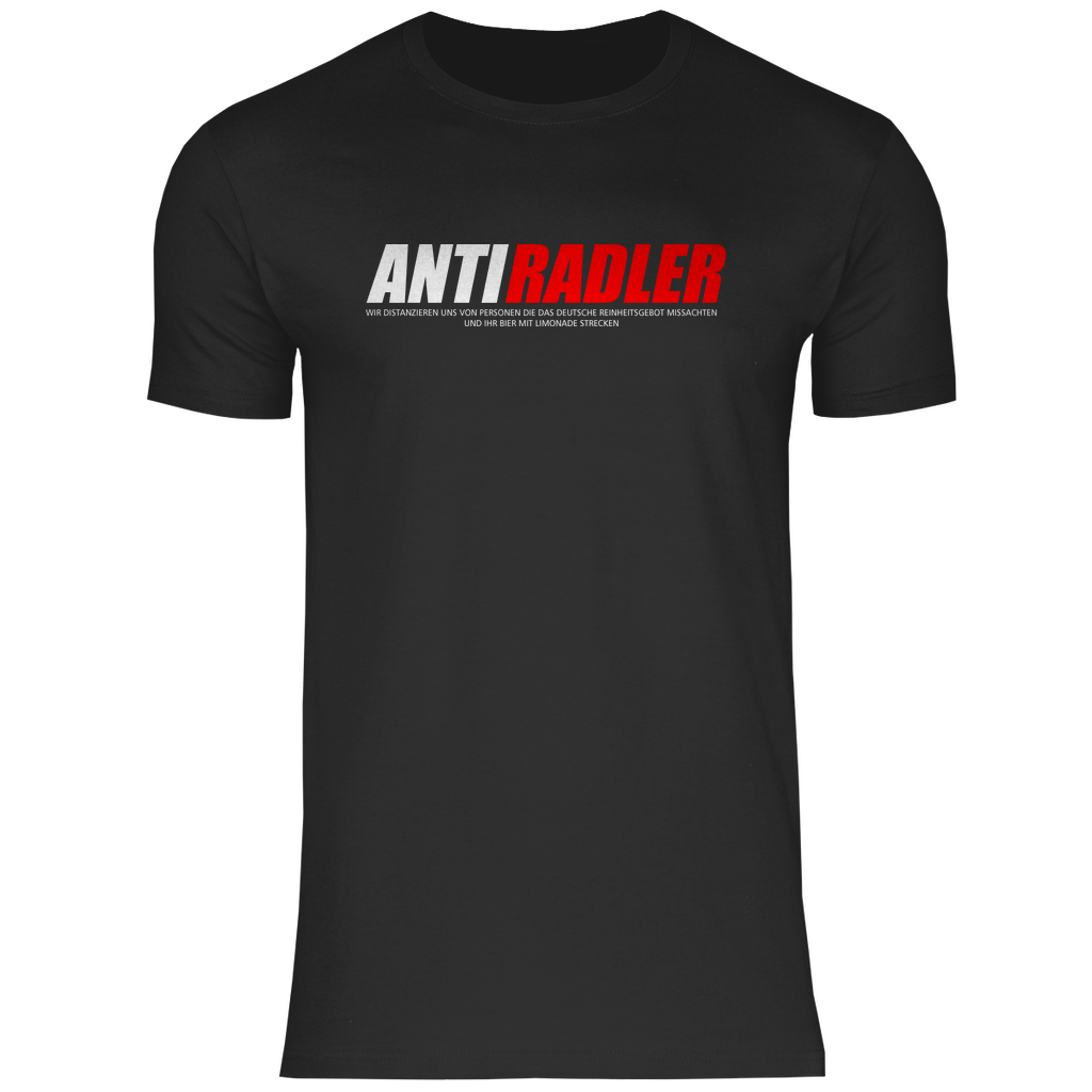 Herren T-Shirt Anti Radler