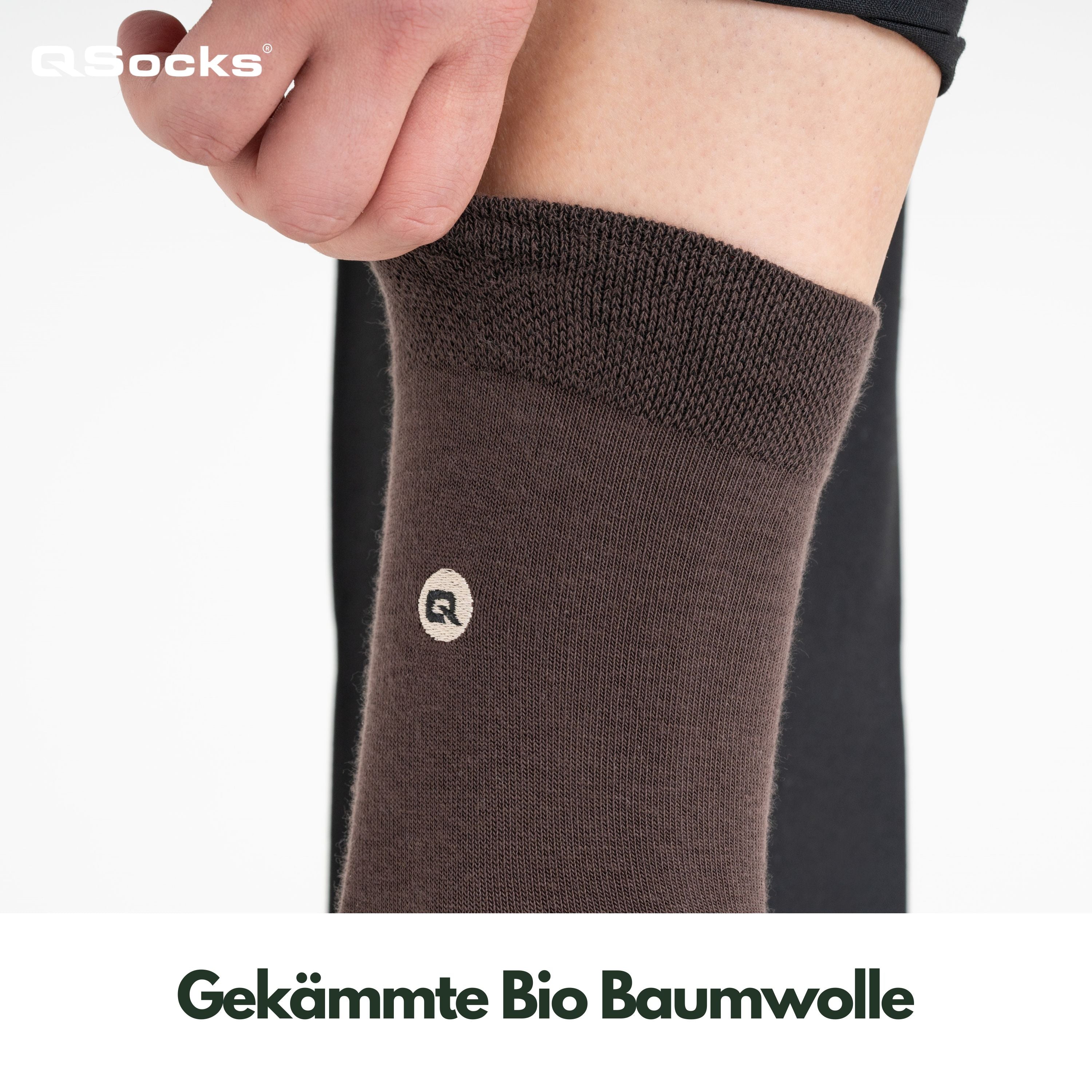 Business Anzug Socken aus Bio-Baumwolle 4X Paar