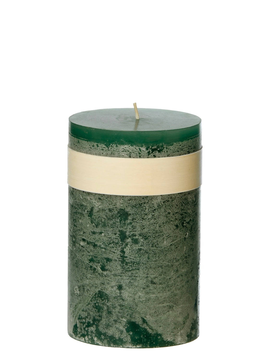 Blockkerze Timber 8x15cm, in mehreren Farben