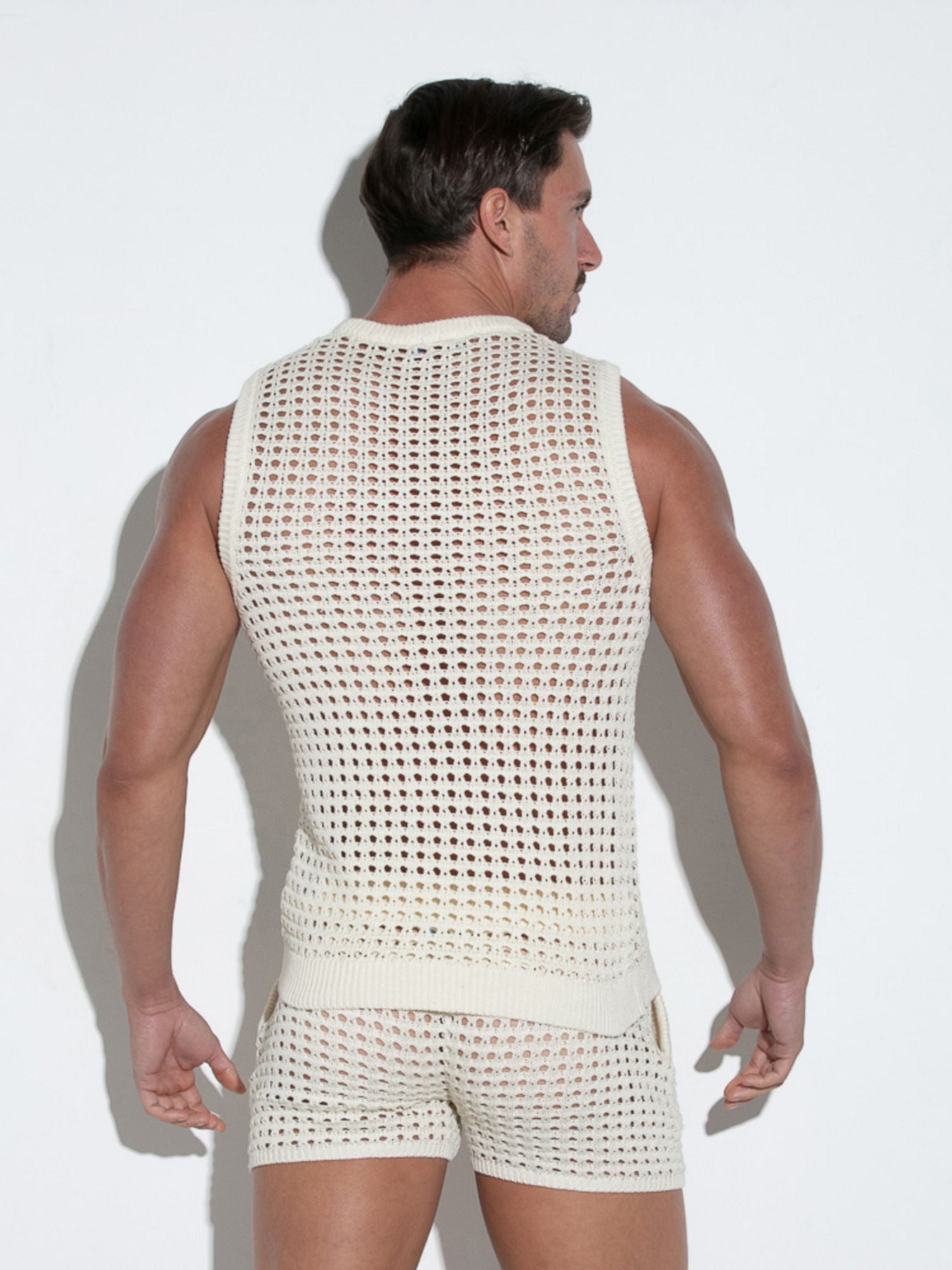 CODE 22 CROCKET KNIT TANKTOP 7008, ärmelloses Stricktop Code 22 Kleidung & Accessoires:Herren:Herrenmode:Shirts & Hemden:T-Shirts nudosz.myshopify.com