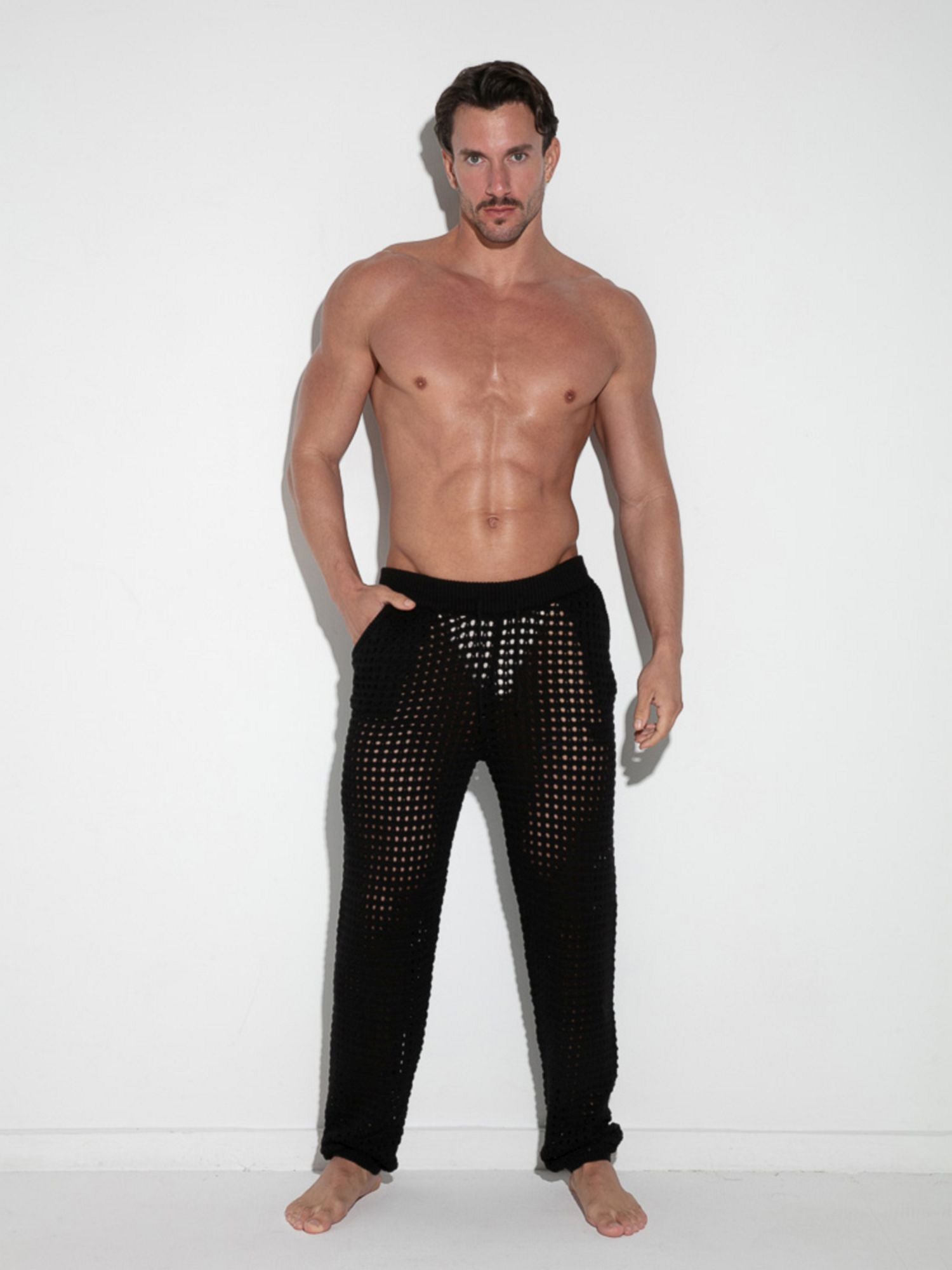 CODE 22 CROCKET KNIT Pant 7011, Strickhose Code 22 Kleidung & Accessoires:Spezielle Anlässe:Erotik:Herrenunterwäsche nudosz.myshopify.com