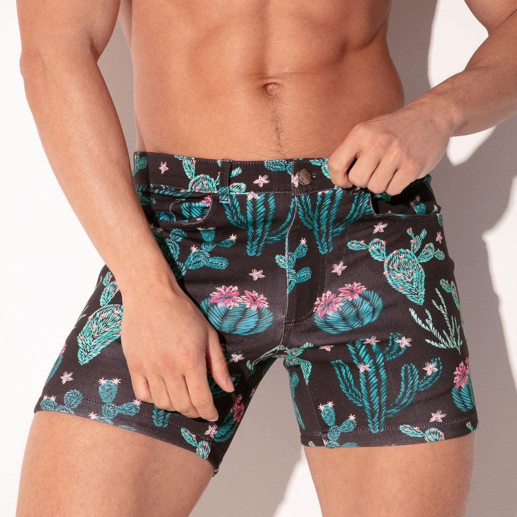 Code 22 - 5 POCKET STRETCH 9712S Chino Shorts Print - kurze Hose