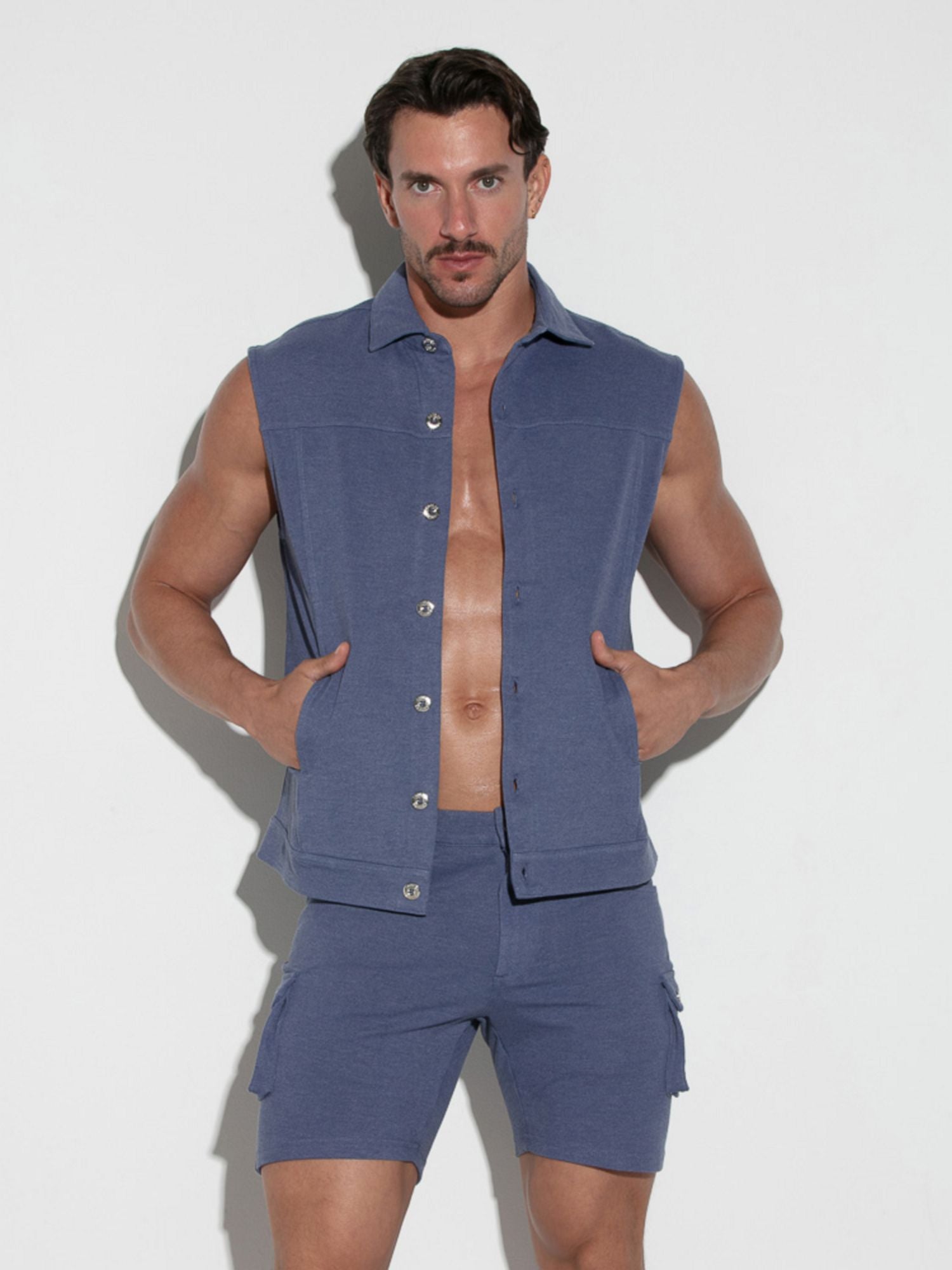 CODE 22 TRUCKER VEST,  ärmellose Weste 9750 Code 22 Kleidung & Accessoires:Herren:Herrenmode:Jacken, Mäntel & Westen nudosz.myshopify.com