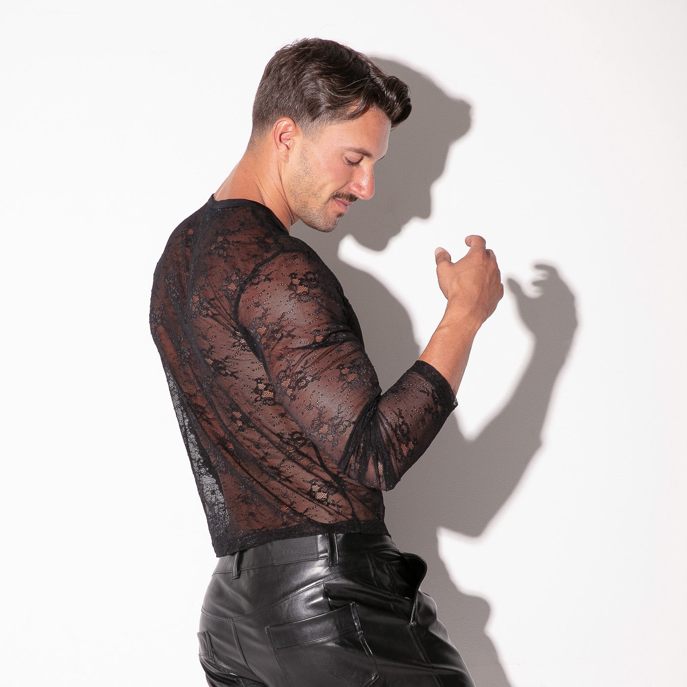 CODE 22 SHEER STRIPE TANKTOP 9776, ärmelloses T-Shirt