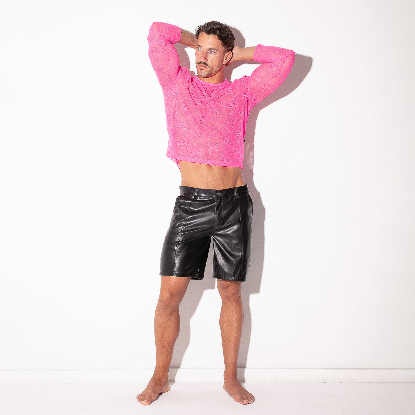 CODE 22 SHEER STRIPE TANKTOP 9776, ärmelloses T-Shirt