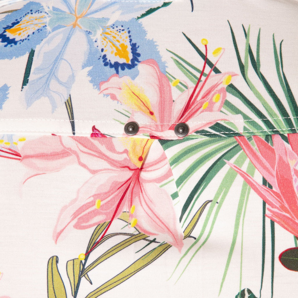 CODE 22 SILKEN Hemd Lime 9794, Freizeithemd bedruckt