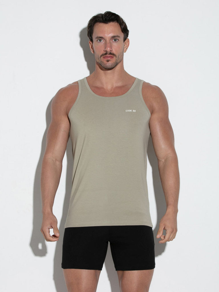 CODE 22  - BASIC TANK TOP 3300, Sporttop Code 22 Kleidung & Accessoires:Herren:Herrenmode:Fitnessmode:Sporttops nudosz.myshopify.com