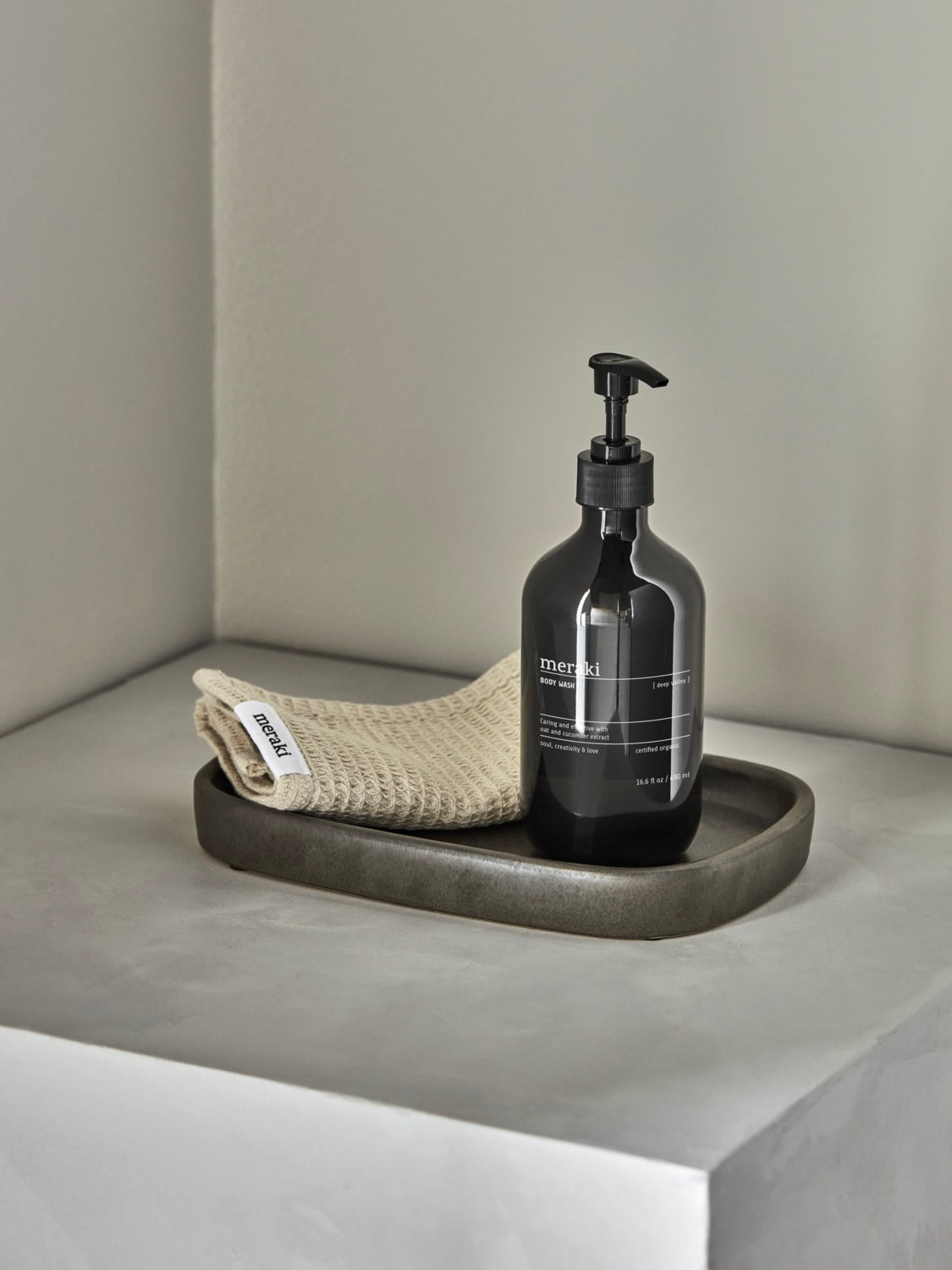 Keramiktablett MKDatura dunkelgrau