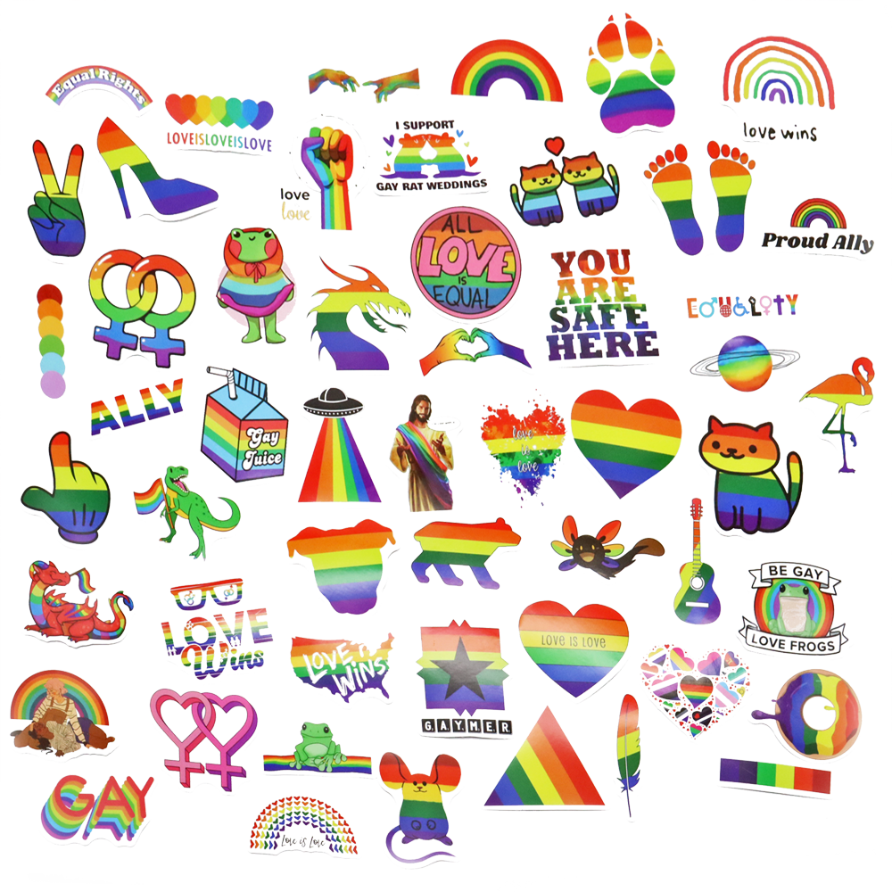 LGBTQ Sticker Set (> 50 Motive)