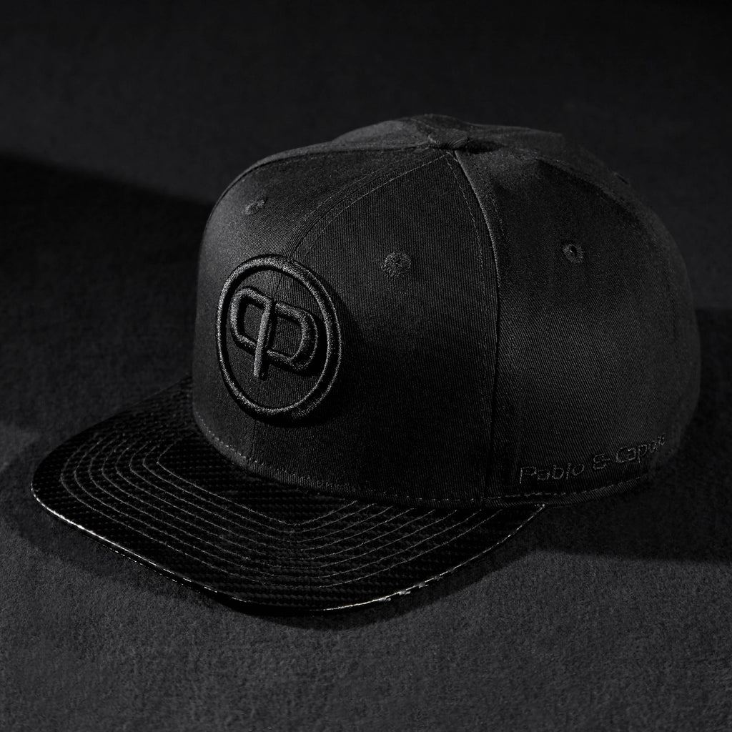 Snapback Cap - Black & Black Carbon