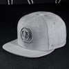 Snapback Cap - Grey & Grey