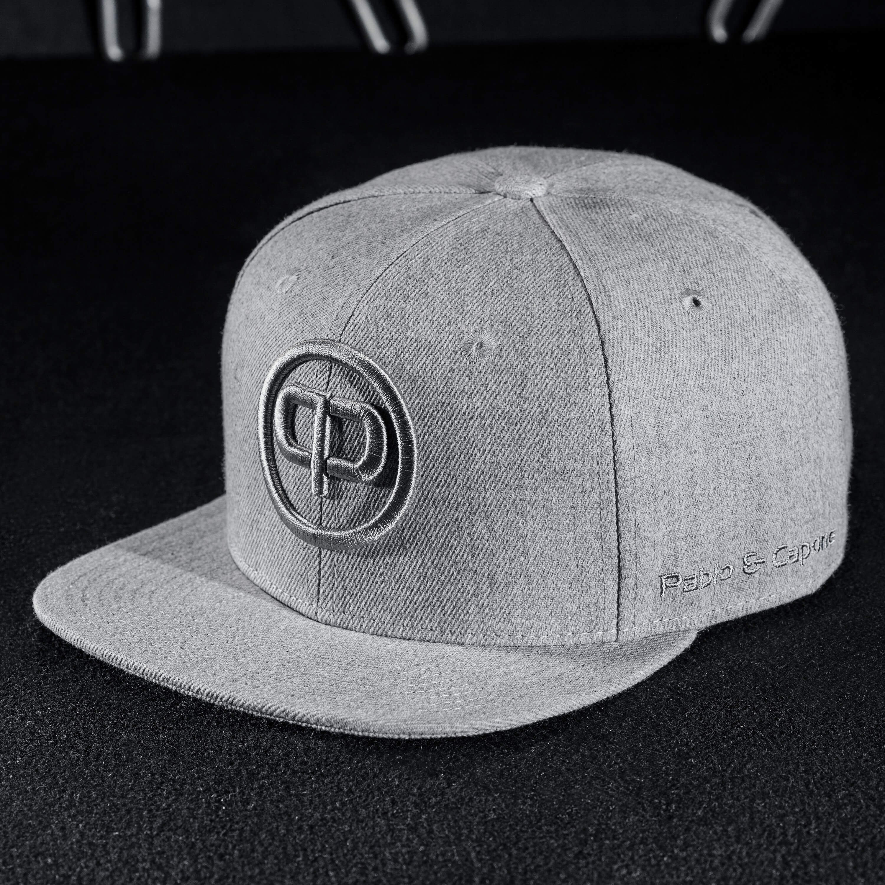 Snapback Cap - Grey & Grey