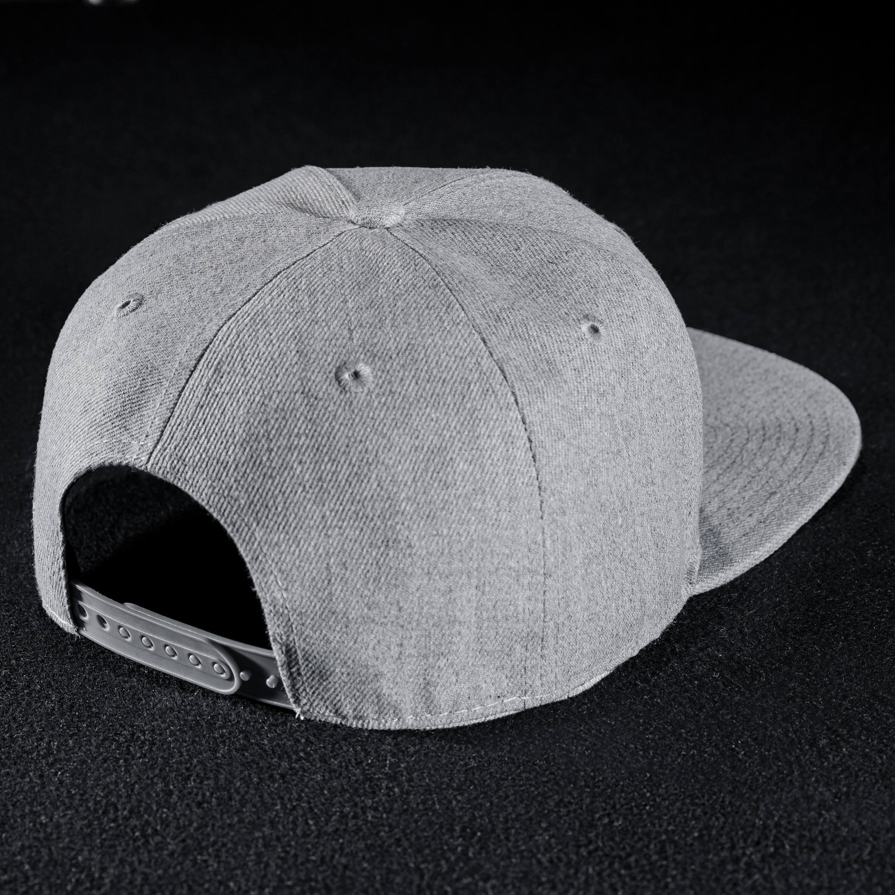 Snapback Cap - Grey & Grey