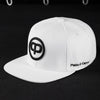 Snapback Cap - White & Black