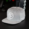 Snapback Cap - Grey & White 2.0