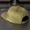 Snapback Cap - Khaki & White
