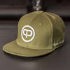 Snapback Cap - Khaki & White