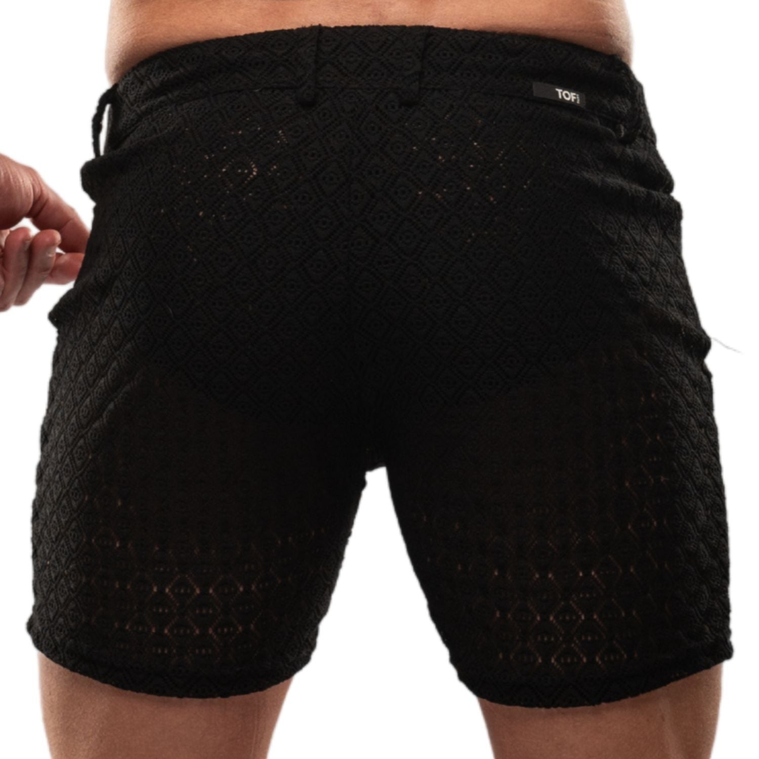 Riviera Mid Thigh Shorts Black