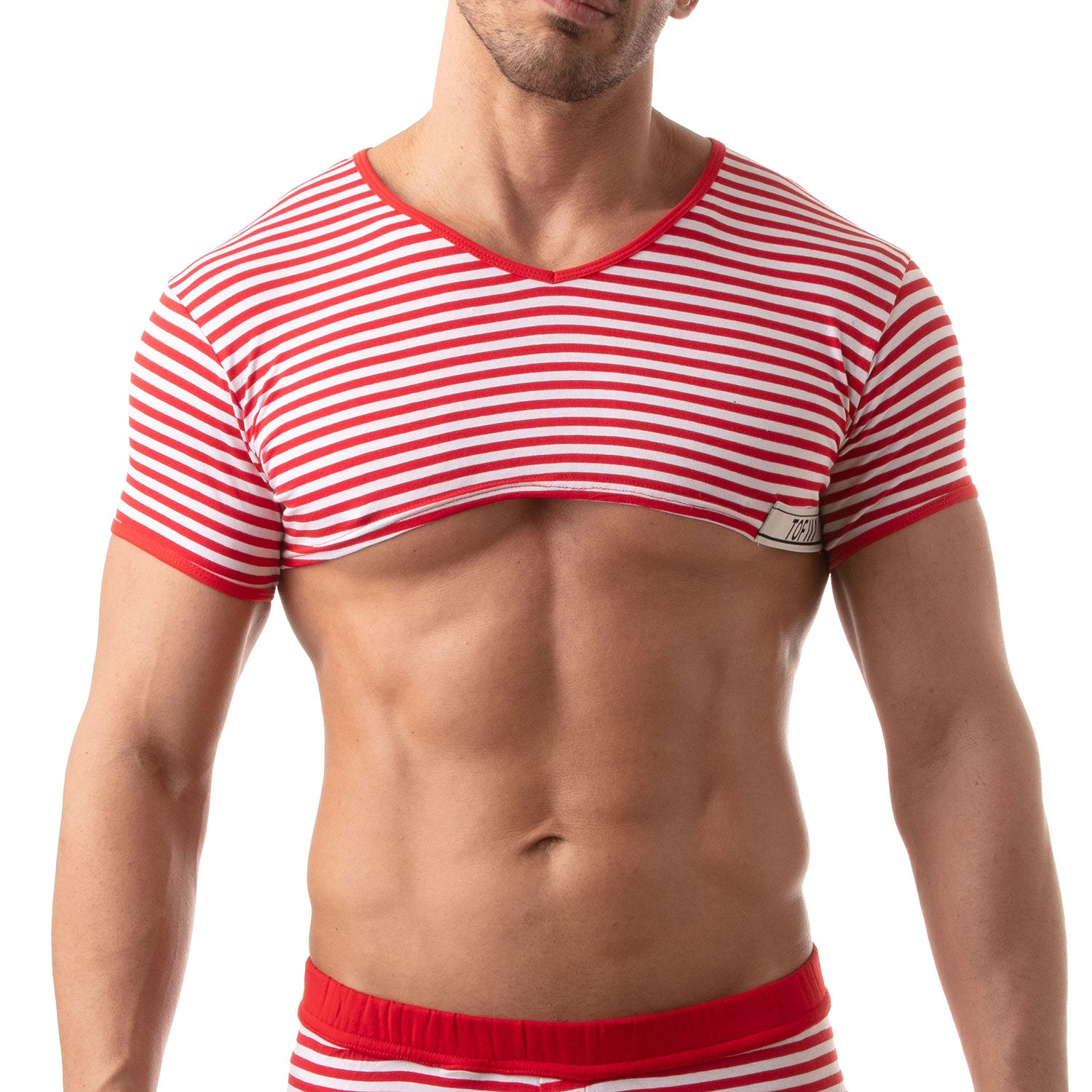 Sailor Crop Top - Red