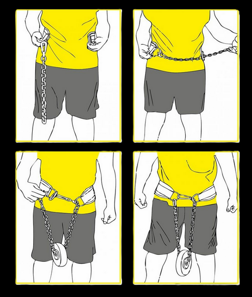 Dip-Gürtel Camouflage Weiß C.P. Sports