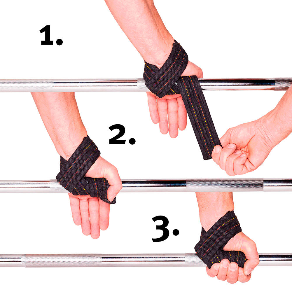 Zughilfen Klassik - Blau Stripes - Die genialen Grip Straps