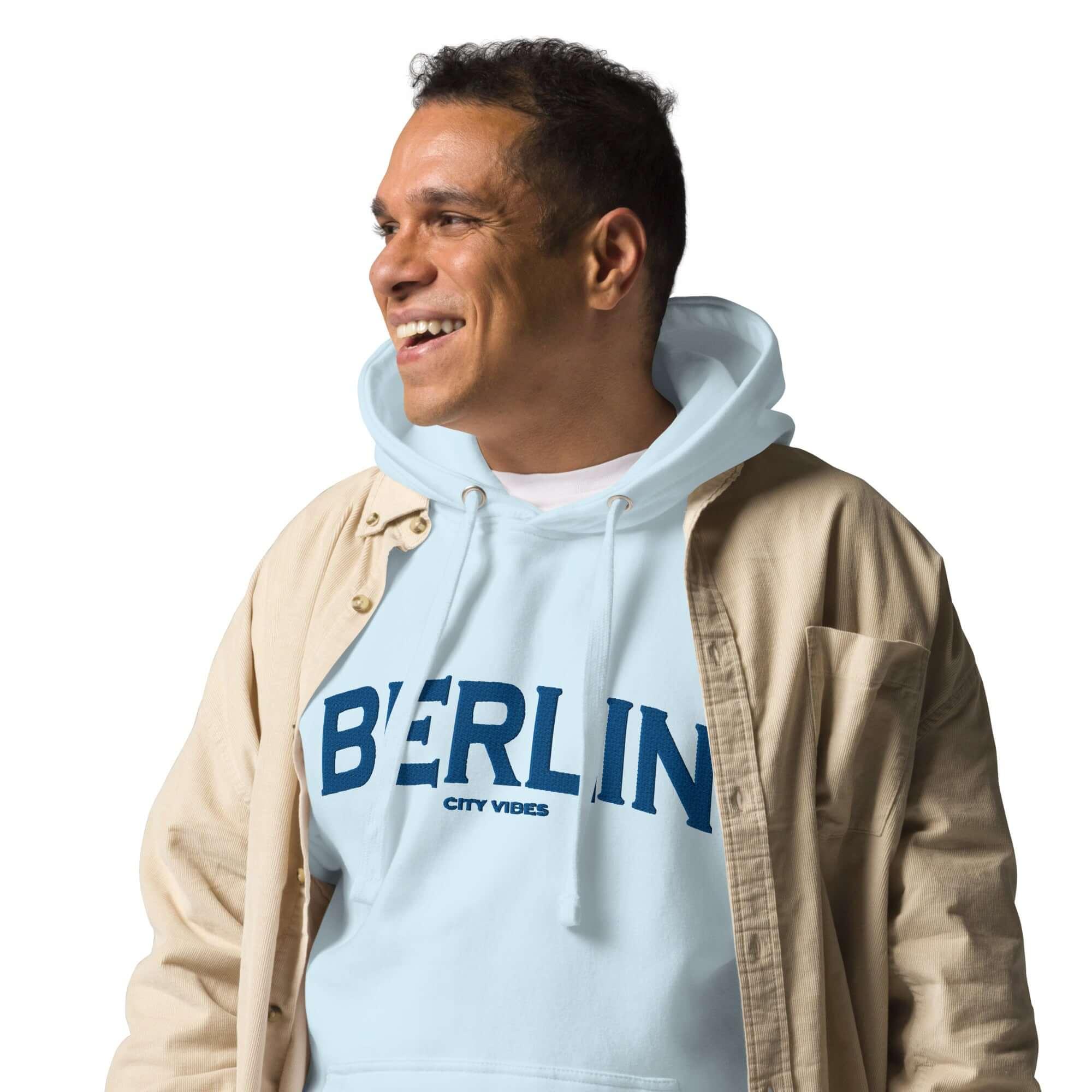 TOV Hoodie City | BERLIN (Hellblau/Blau) * Unisex