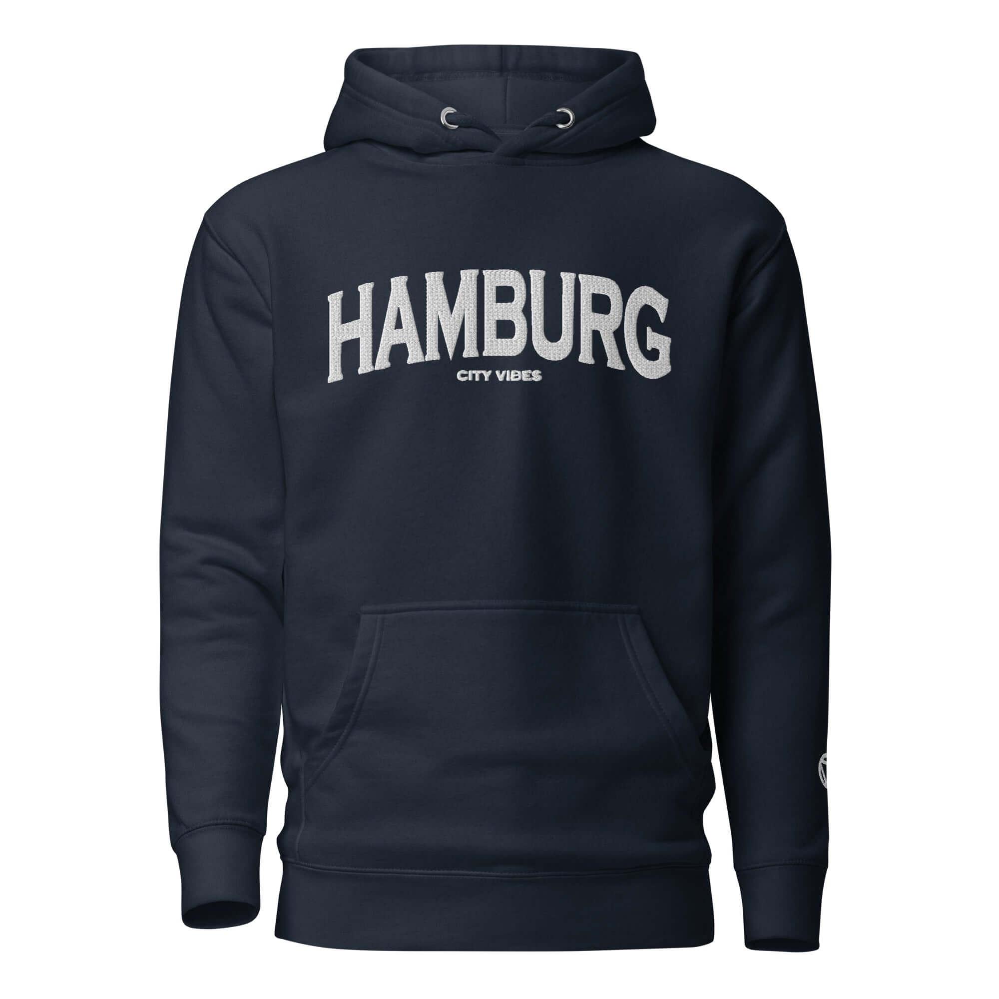 TOV Hoodie City | HAMBURG (Blau/Weiß) * Unisex