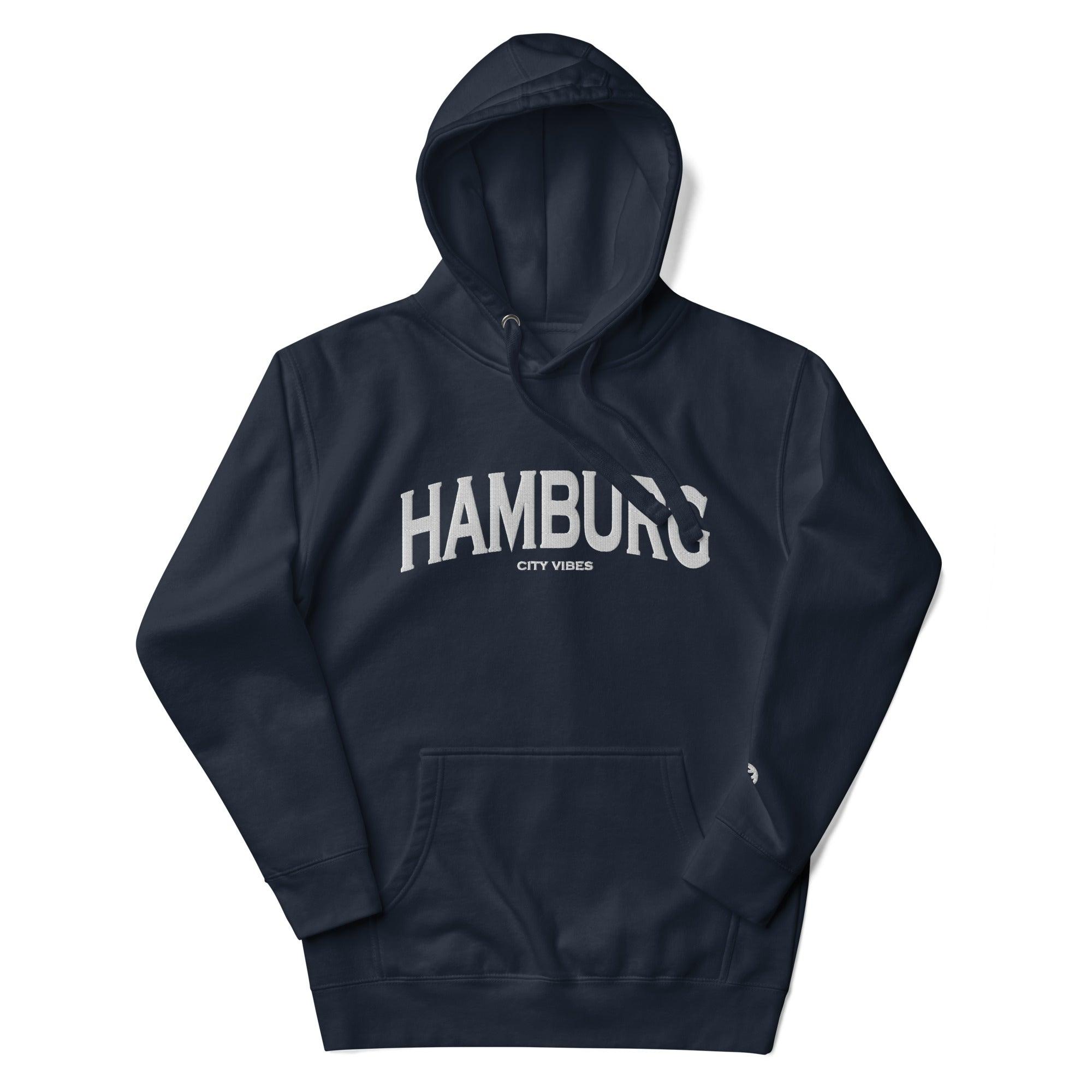 TOV Hoodie City | HAMBURG (Blau/Weiß) * Unisex