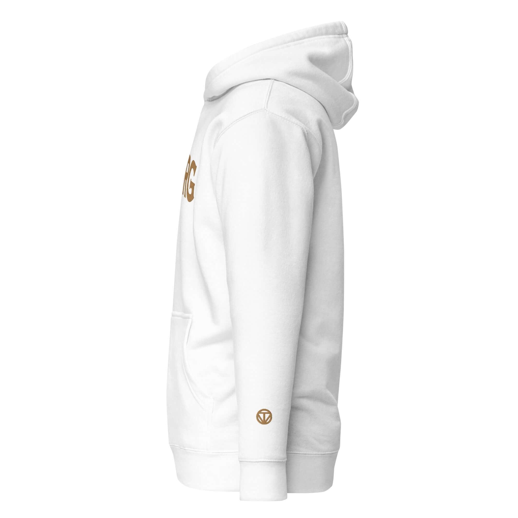 TOV Hoodie City | HAMBURG (Weiß/Gold) * Unisex