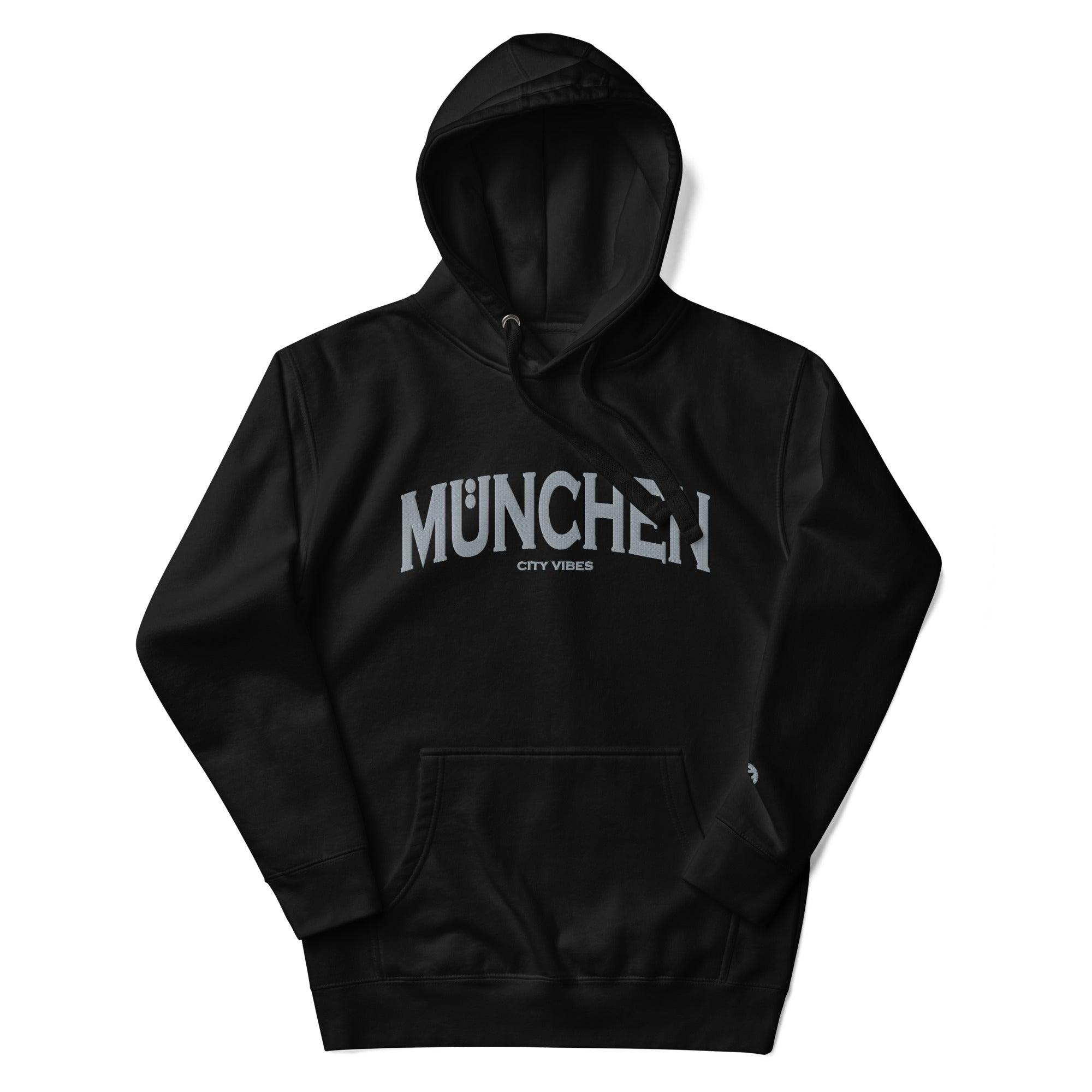 TOV Hoodie City | MÜNCHEN (Schwarz/Grau) * Unisex
