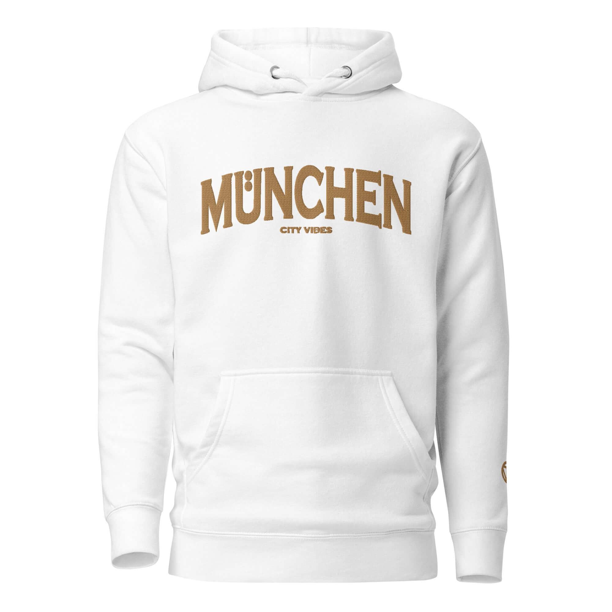 TOV Hoodie City | MÜNCHEN (Weiß/Gold) * Unisex