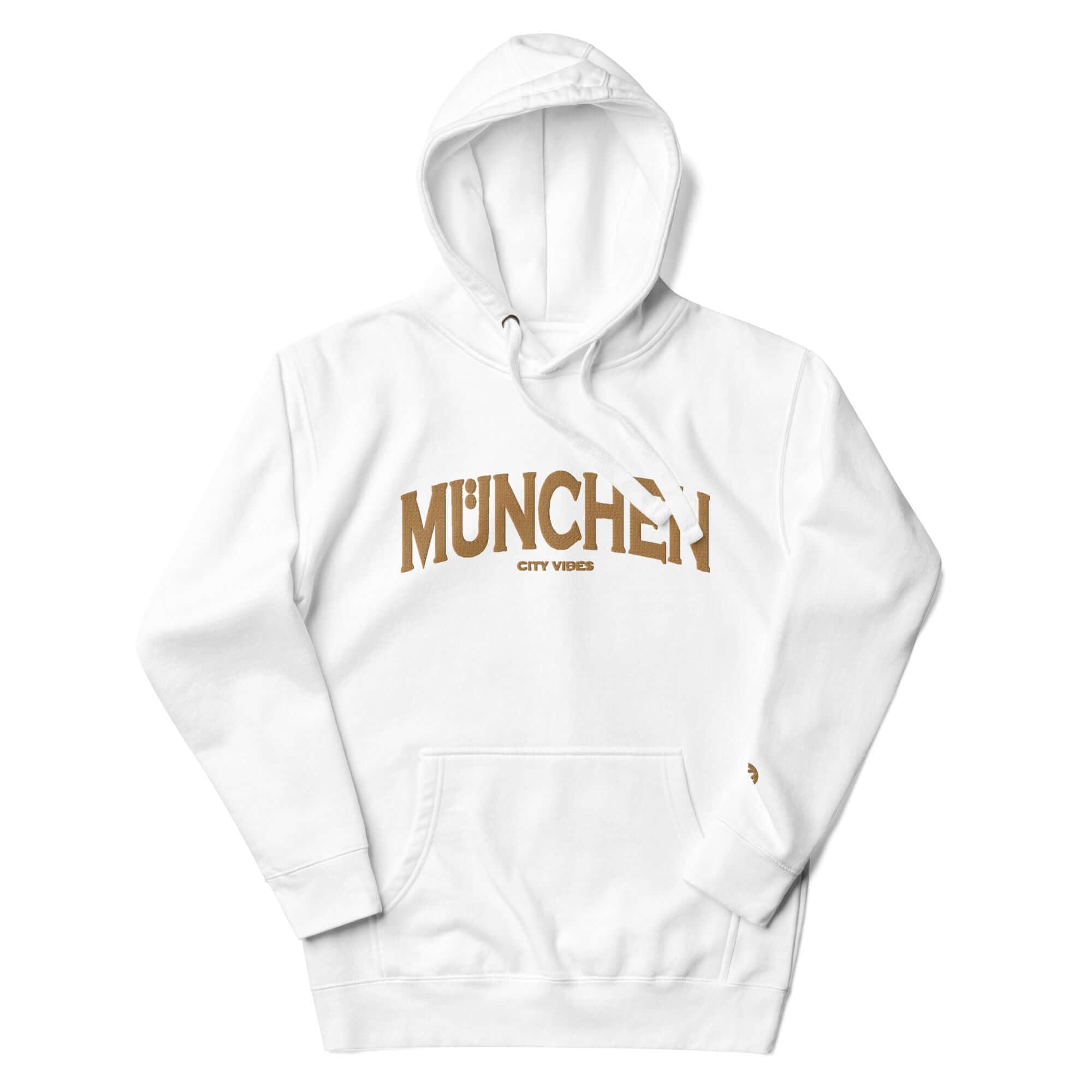 TOV Hoodie City | MÜNCHEN (Weiß/Gold) * Unisex